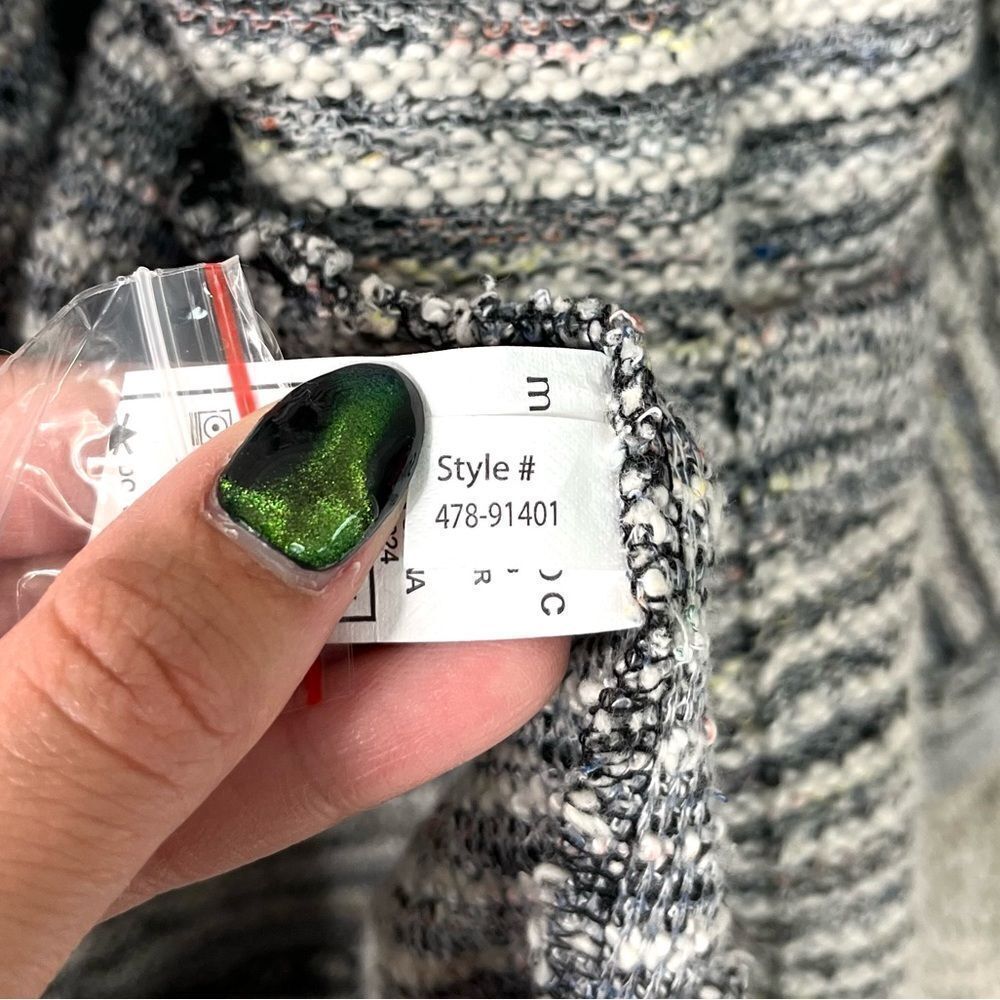 Mododoc Sweater Women’s Small Button Snap Knit Ca… - image 7